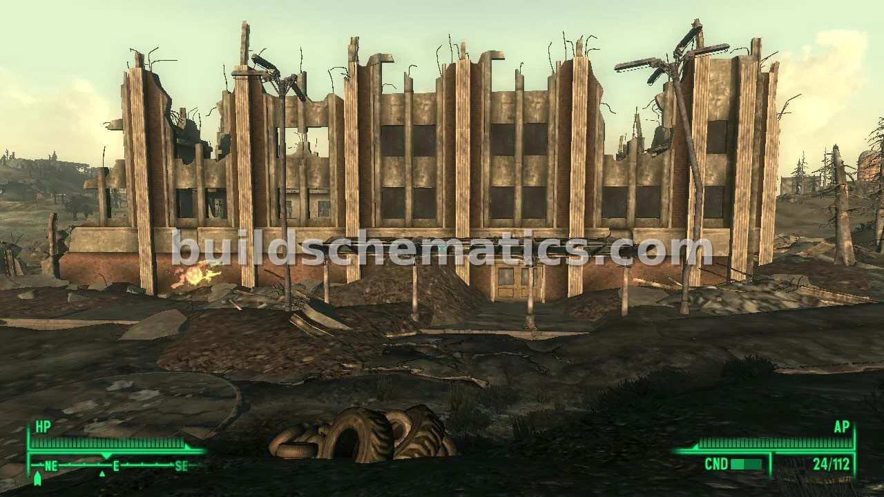 Fallout 3 Springvale School Building — view 2