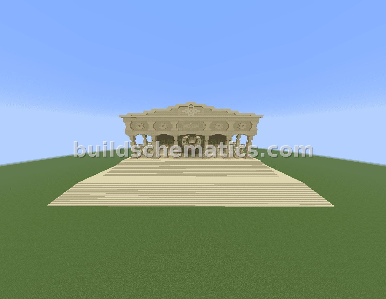 Egyptian Temple Trading Hall — view 2