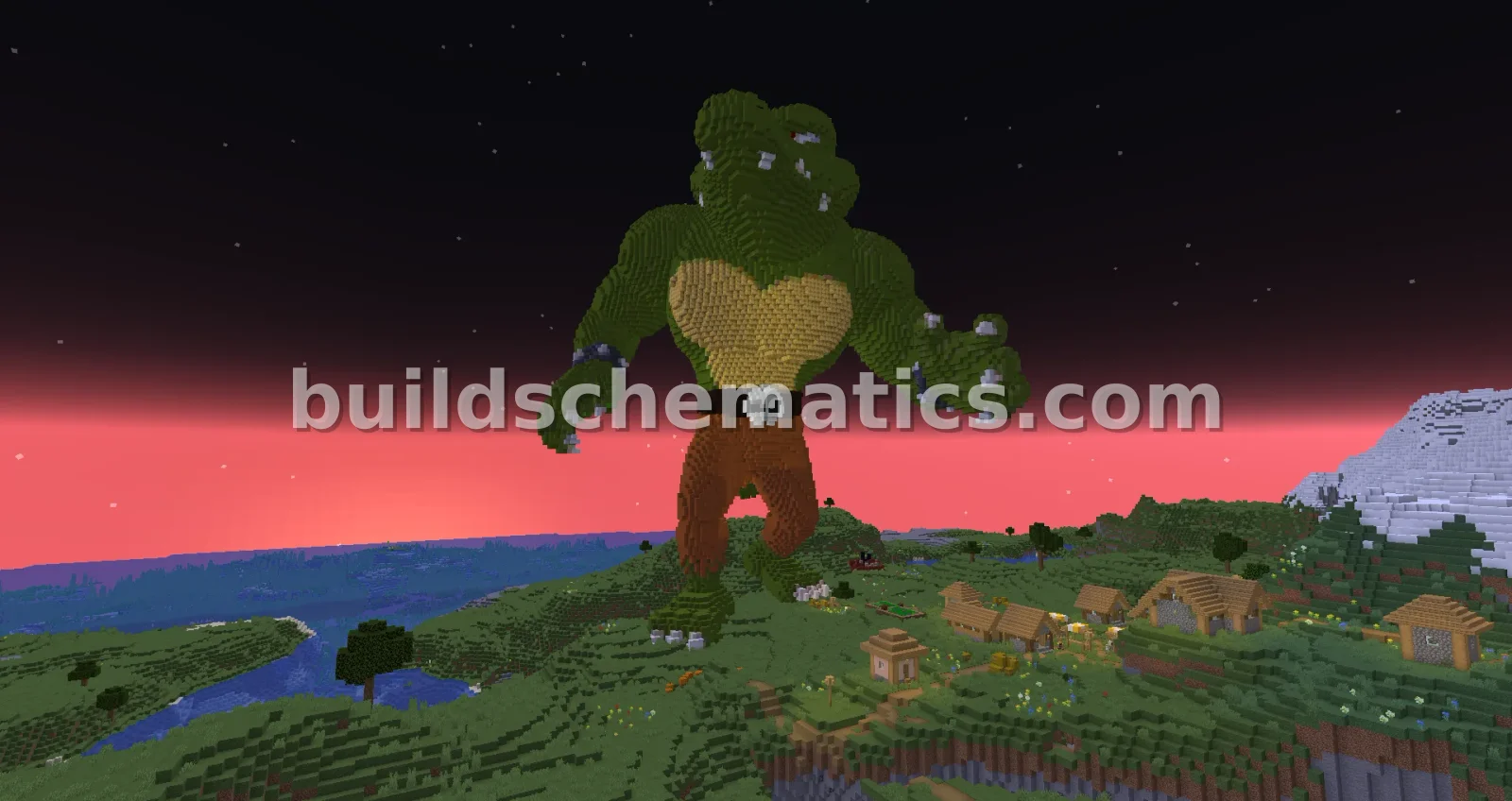 Kritter Statue Minecraft Build — view 4