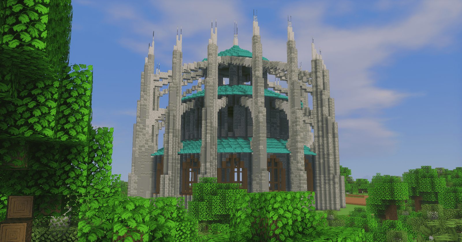 Circular Gothic Cathedral