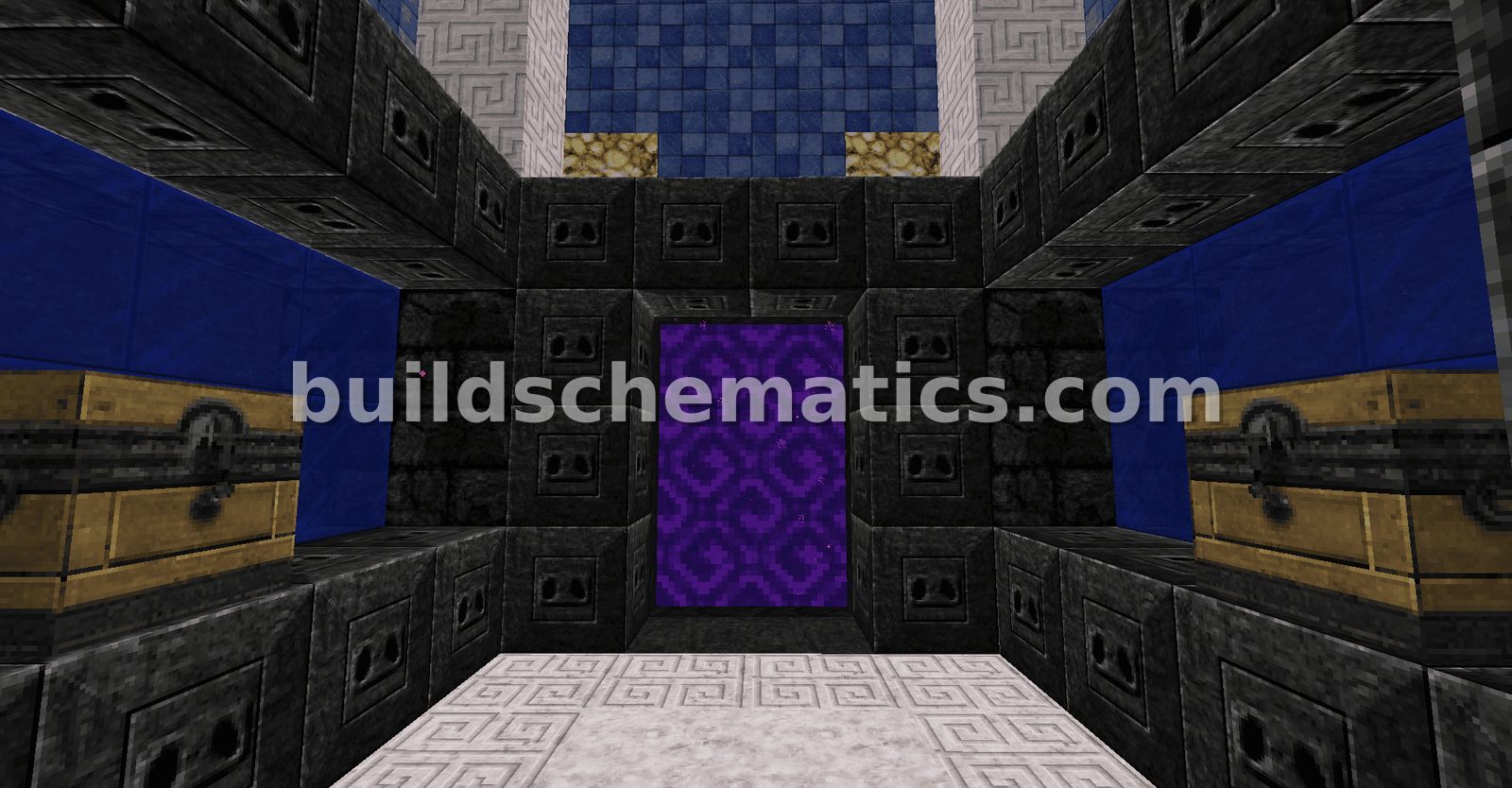 Nether Portal Exit Blackstone Structure
