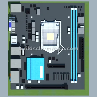 ASRock H97M-ITX/ac Motherboard Replica — view 2