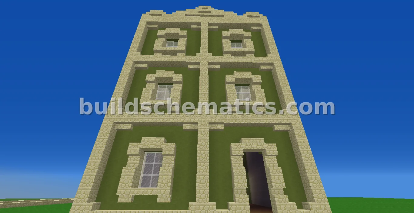 Tall Green House for Old City — view 2
