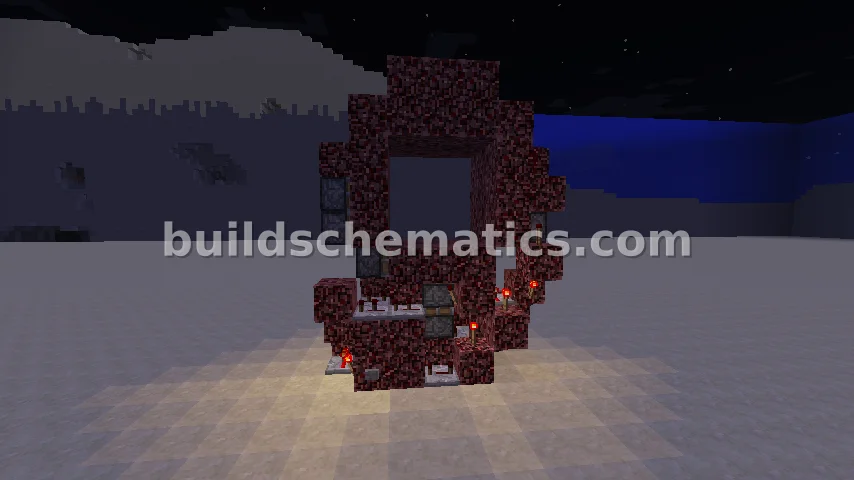 Compact 3x3 Redstone Piston Door — view 3