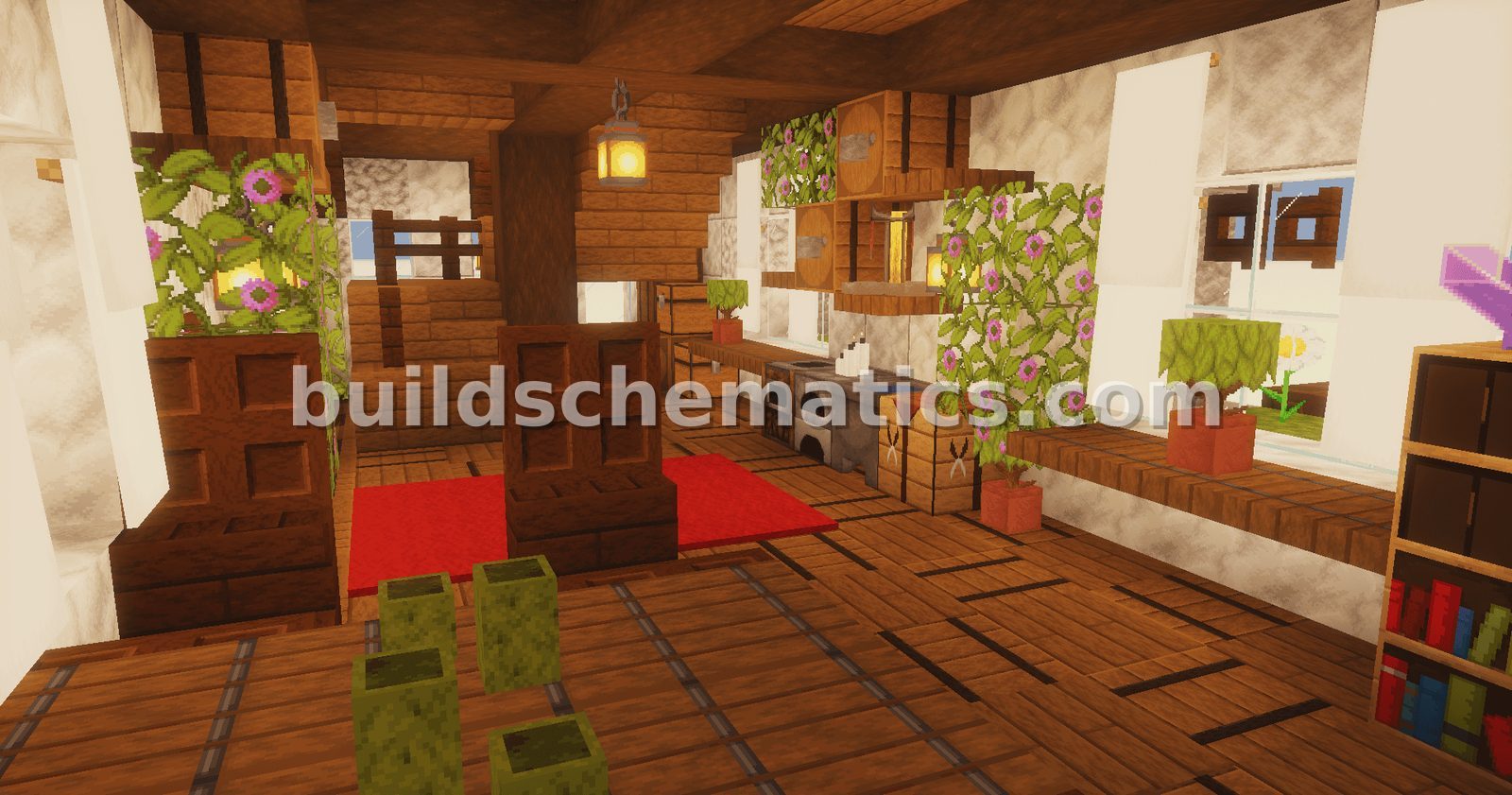 Medieval Colorful Decorated House — view 3