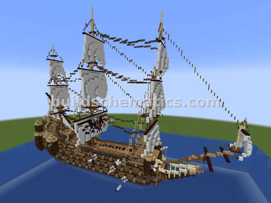 Pirate Ship Build — view 2
