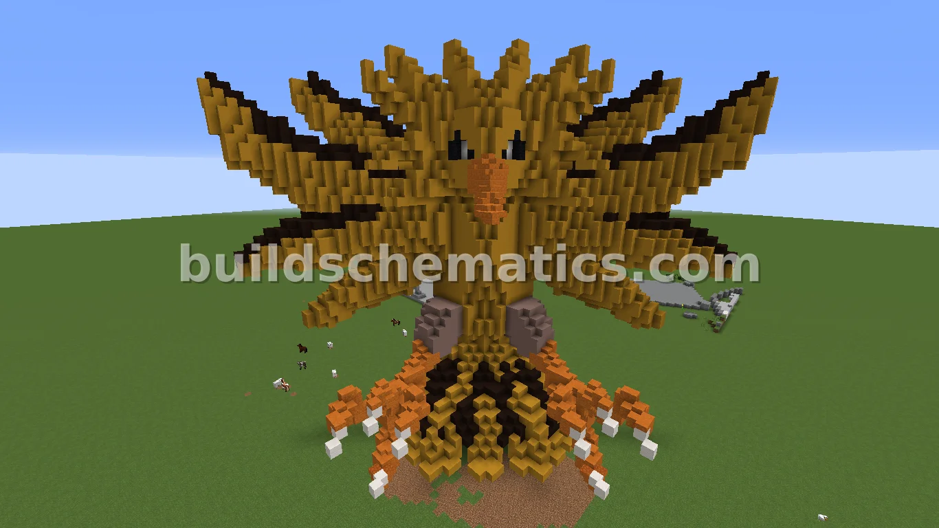 Zapdos Statue Sculpture