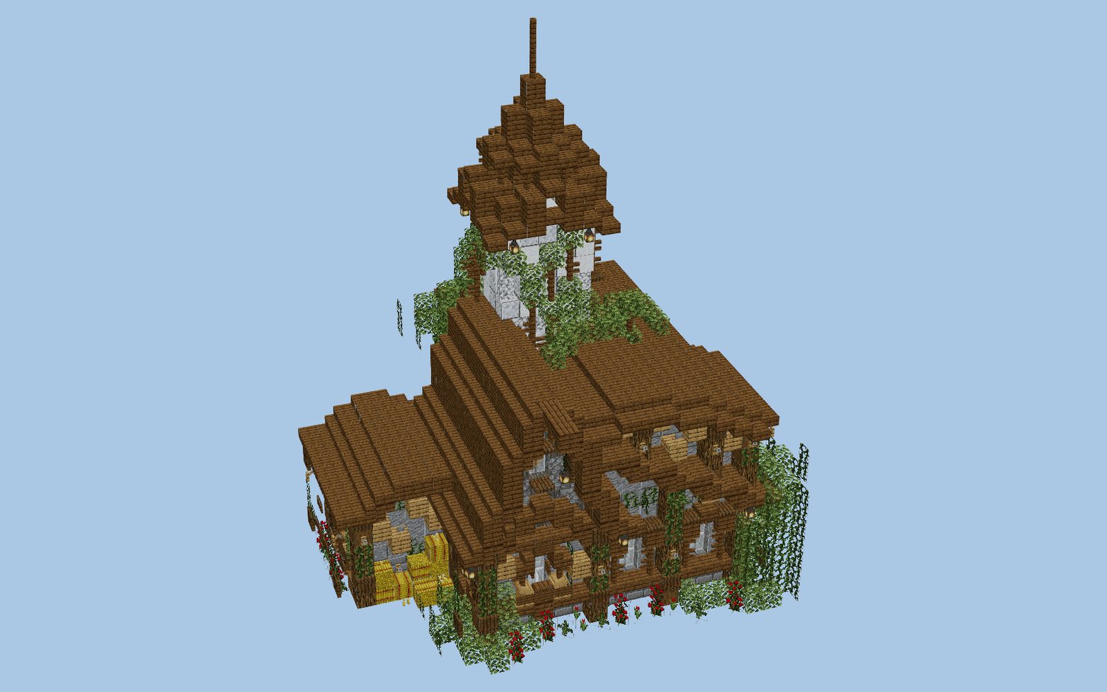 Grand Medieval Manor House Minecraft Build