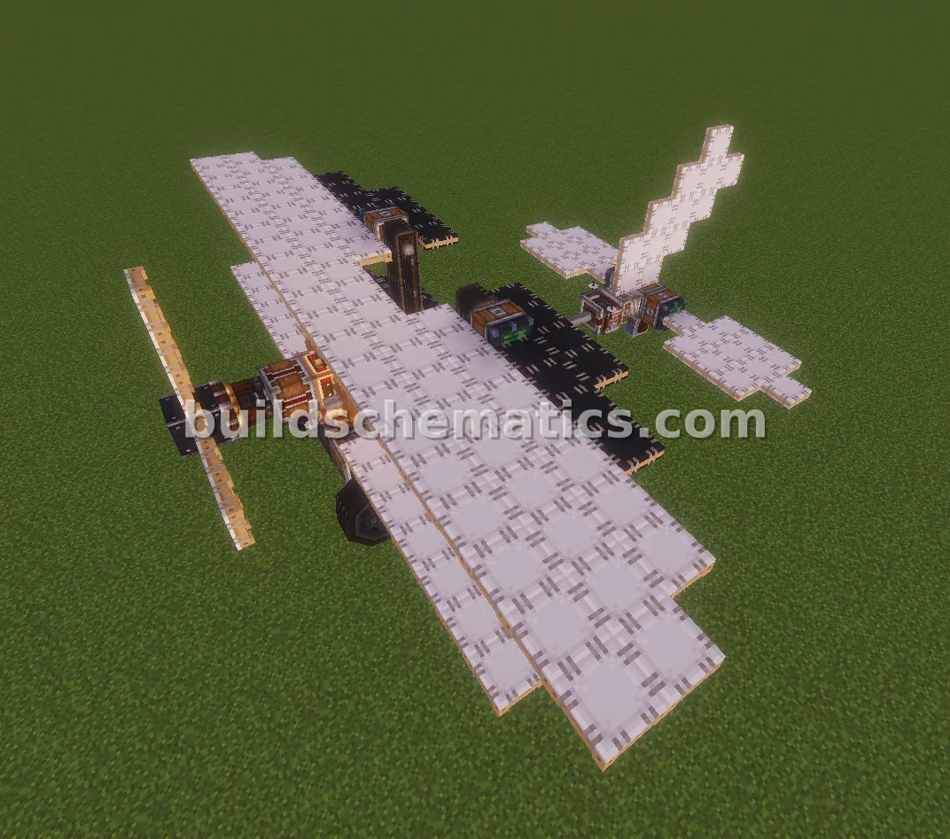 Simple Biplane Aircraft