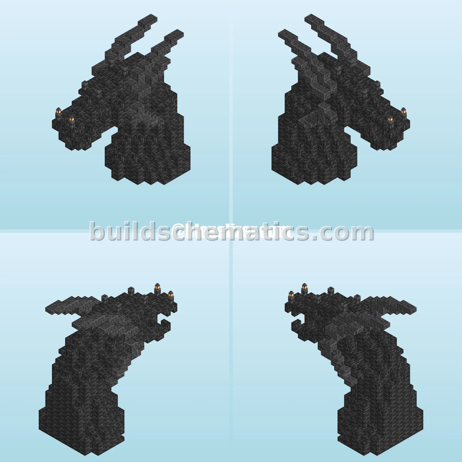Dragon Head Sculpture