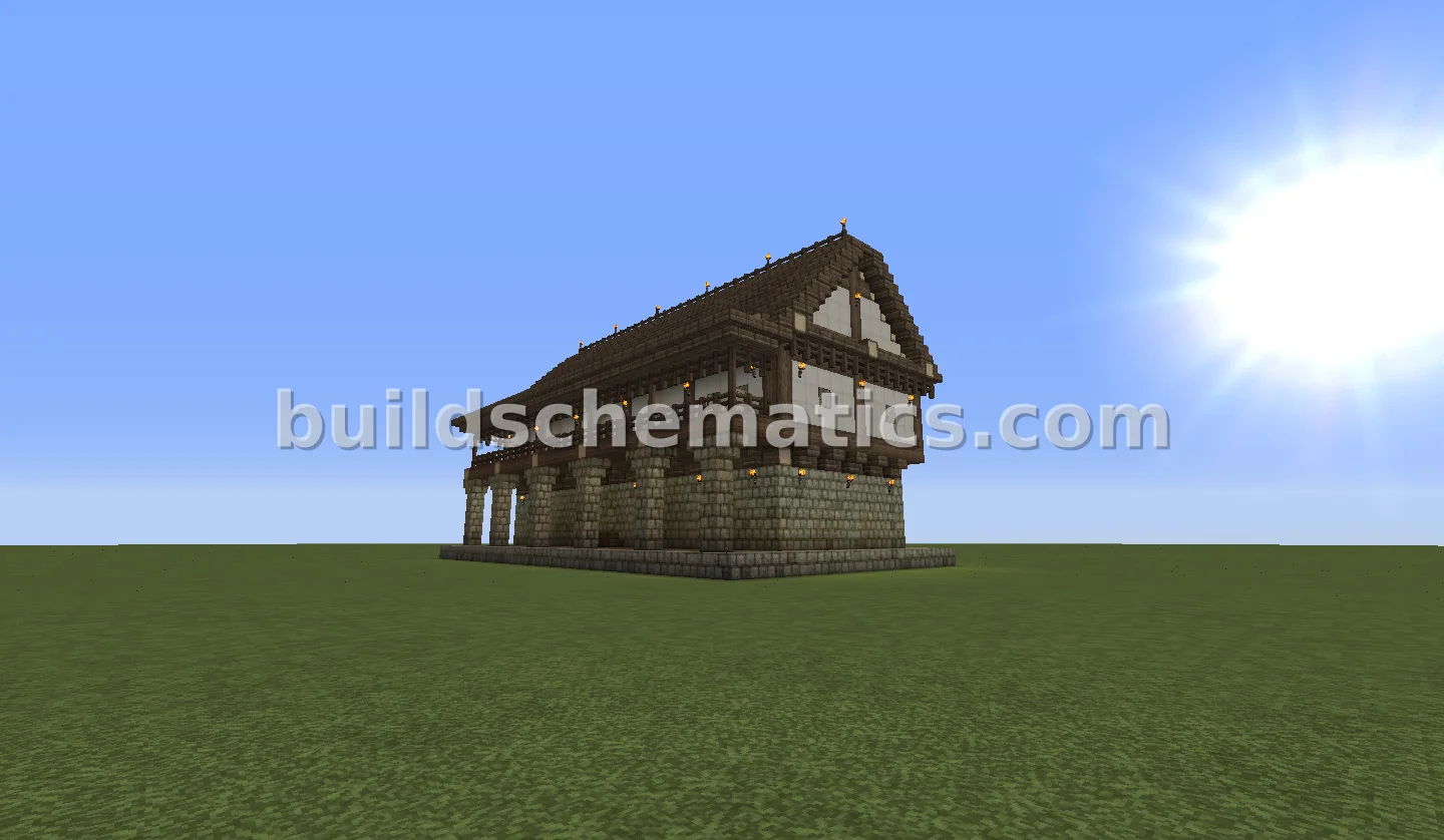 Medieval Tavern with Potion Brewing Station