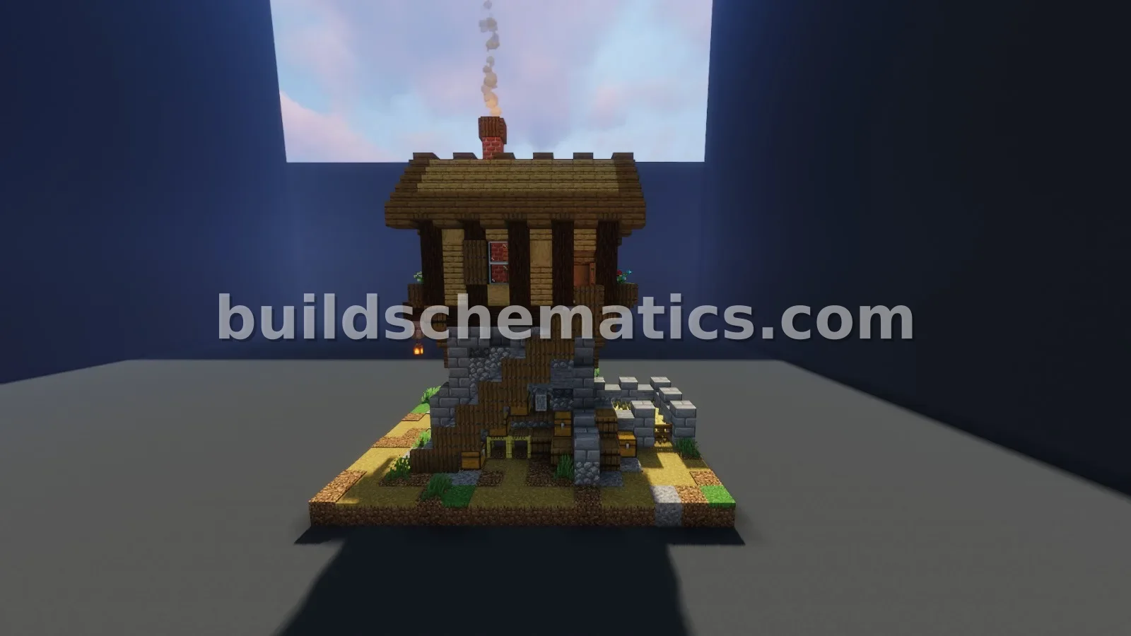 Simple Survival House Schematic — view 5