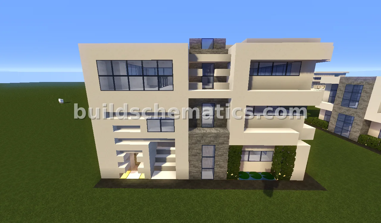 Modern 15x15 Two Entrance Home — view 2