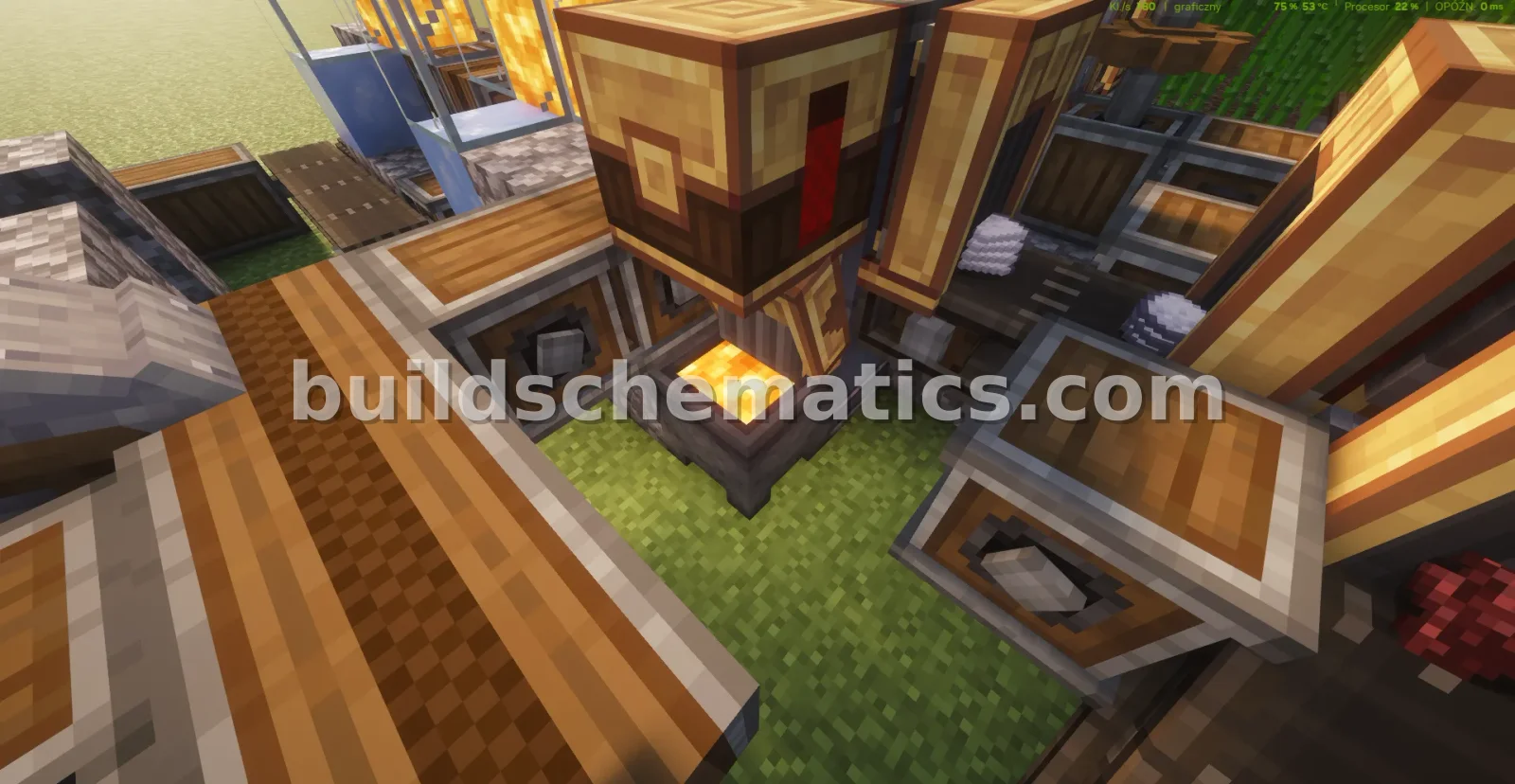 Automated Blaze Cake Farm with Sugar Cane Generator — view 3
