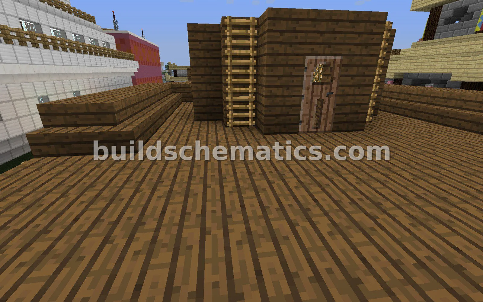 Wooden Ark Ship with Quarters — view 2