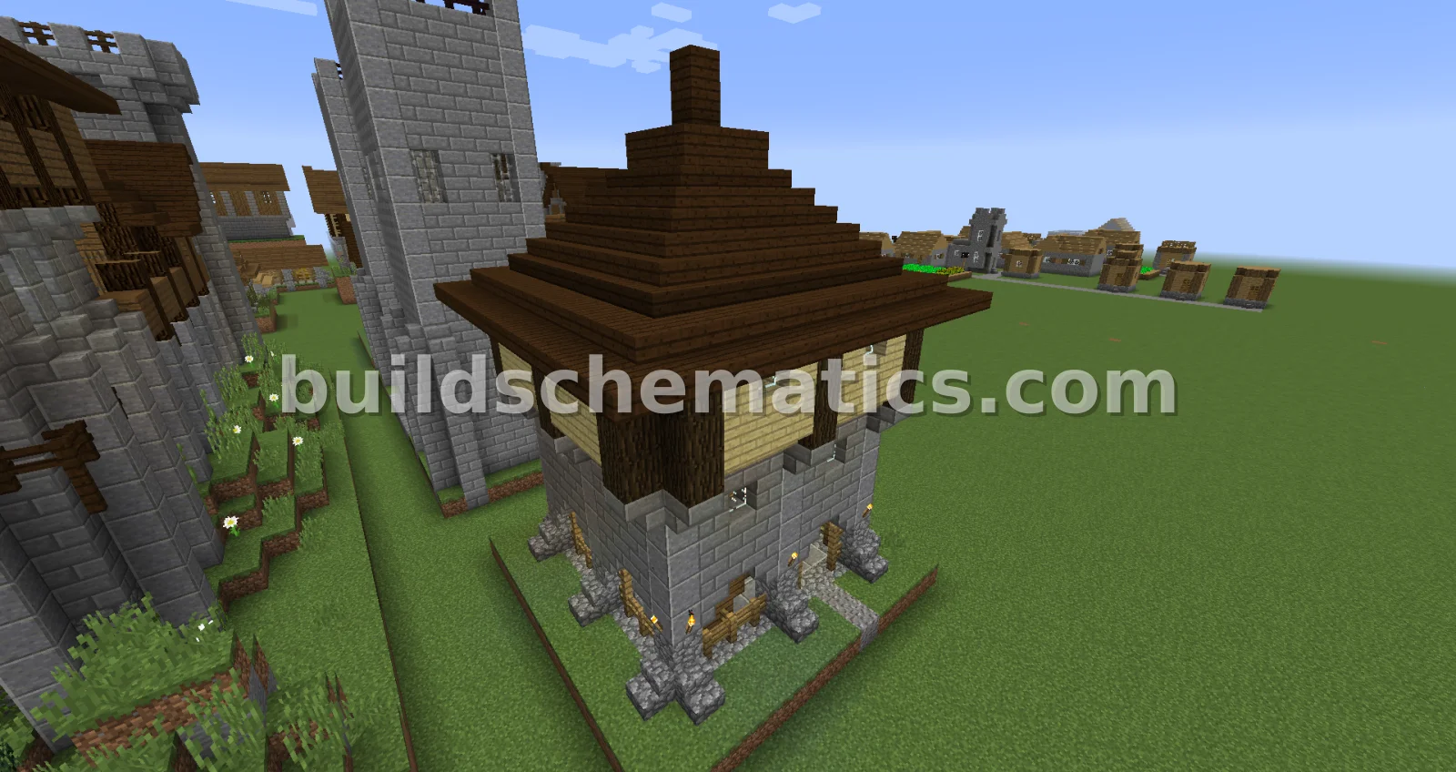 Medieval Guild Tower With Meeting Hall — view 2