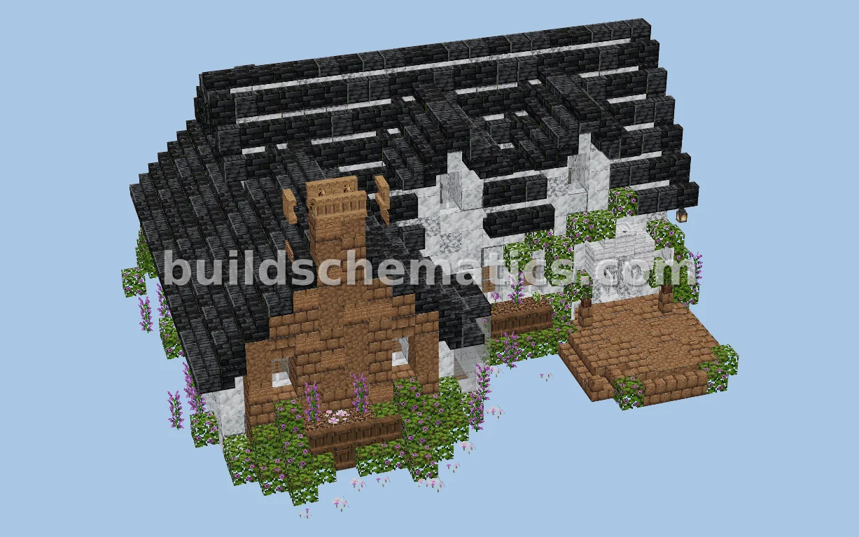 Lilac Cottage Minecraft House