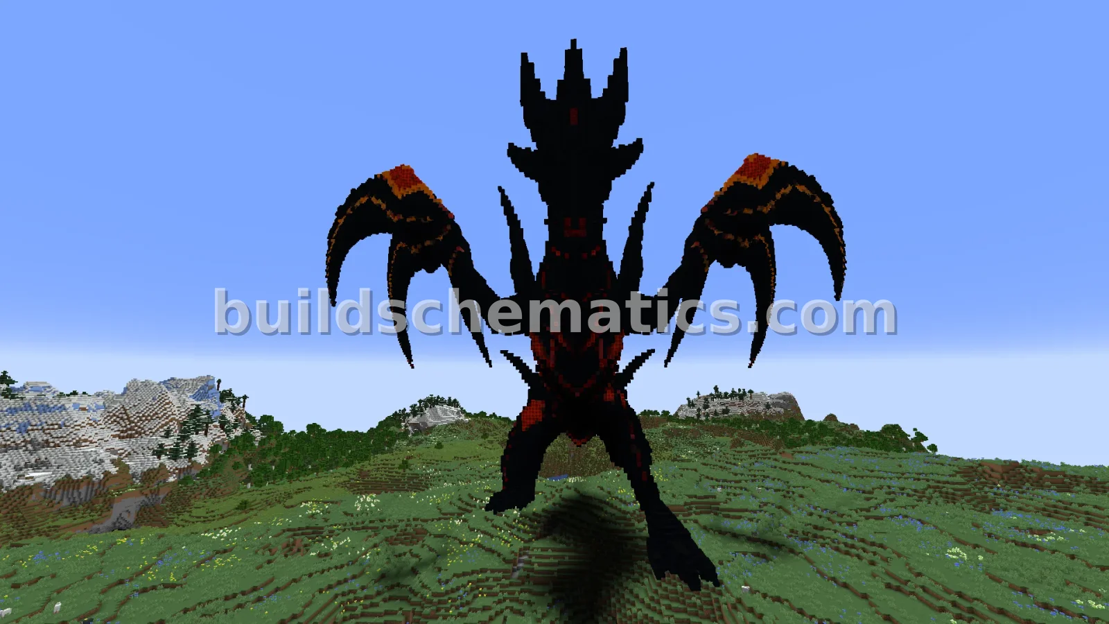 Red-Eyes Dragon Statue Mega Build