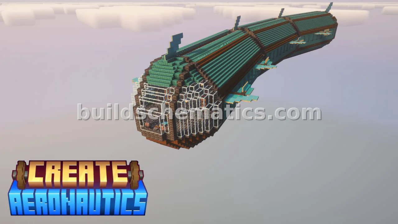 Aeronautics Flying Factory with Create Mod Farms