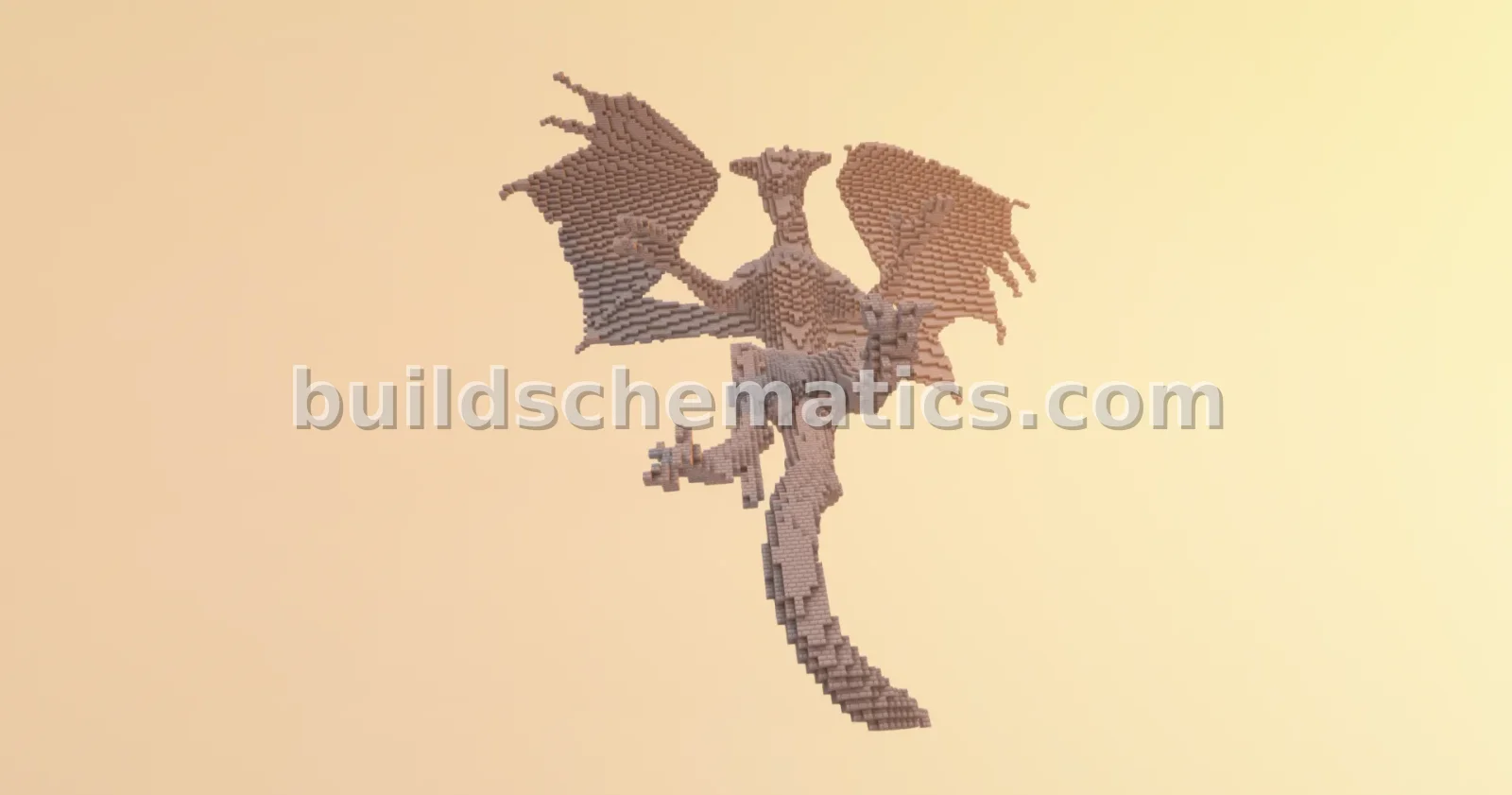 Small Fallen Dragon Statue Decoration — view 3