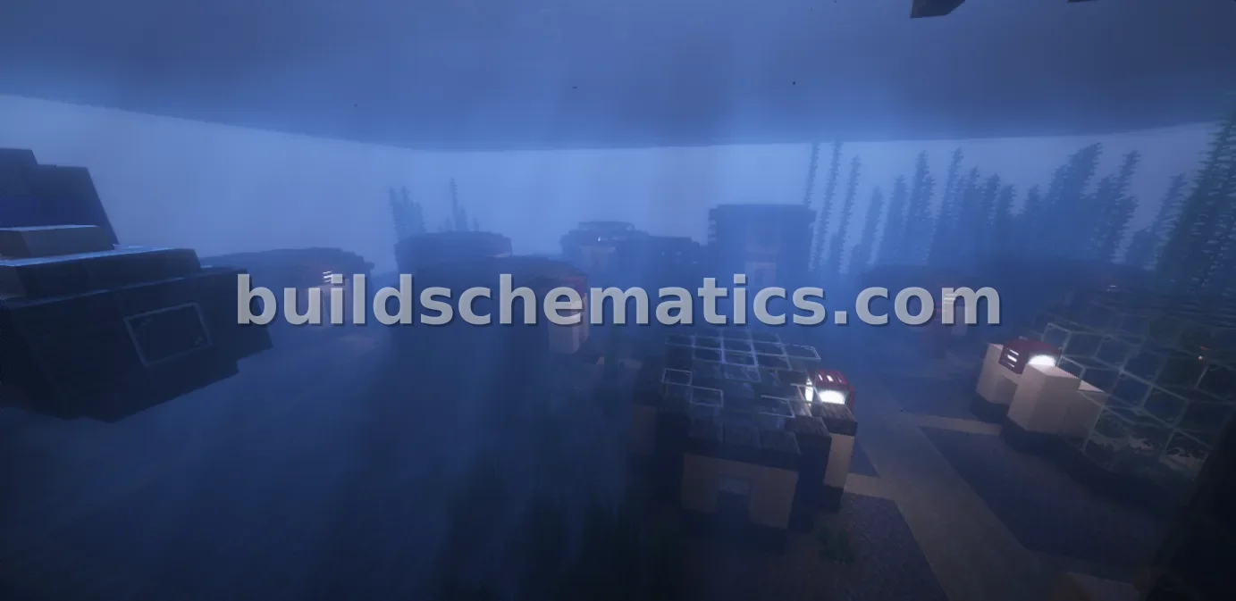 Underwater Village Minecraft Build