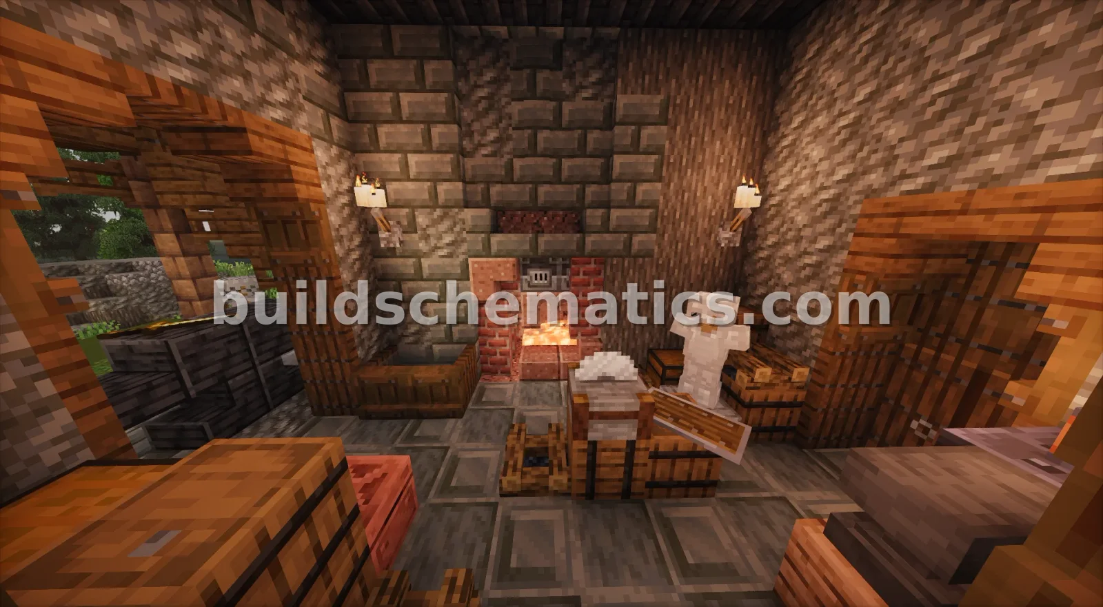 Fantasy Blacksmith House — view 5