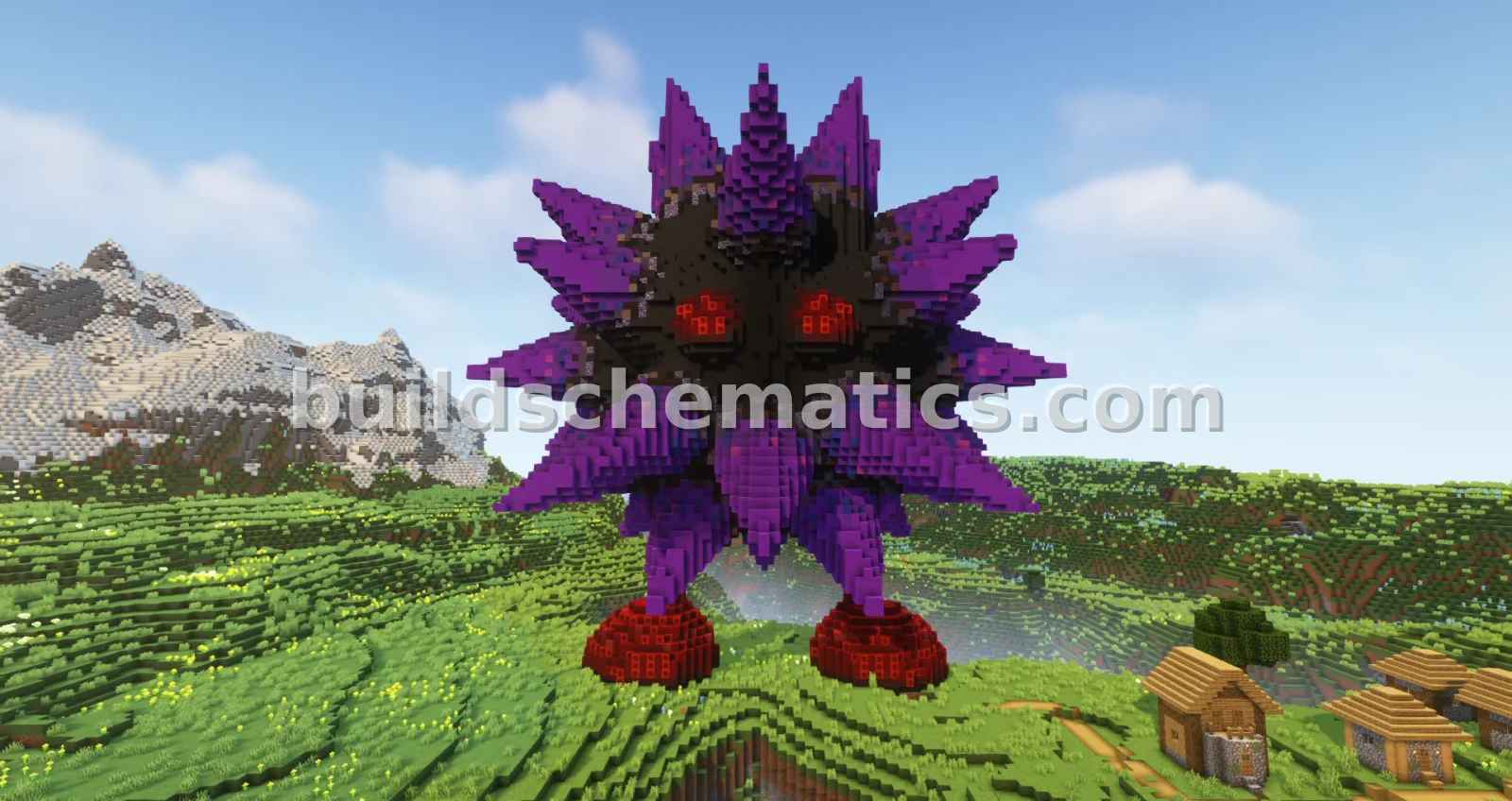 Burrbo Statue Minecraft Build — view 4