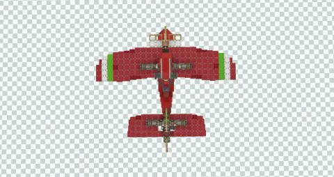 "Savoia-S.21" v1 from porco rosso with Red Sail, Copycat Layer, Copycat Slope Layer, Copycat Stacked Half Layer, Red Symmetric Sail, Copycat Slice, Red Envelope, and Mangrove Fence, visible proportions, and a 25 x 11 x 22 schematic footprint.