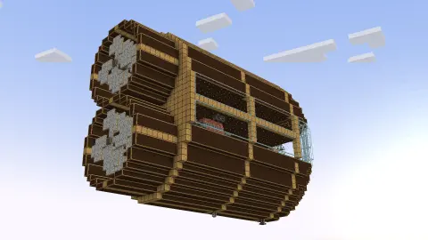 The Subciel with Brass Casing, Levitite, Framed Glass, Brass Block, Clay, White Sail, Copycat Stairs, and Fluid Tank, visible proportions, and a 22 x 32 x 49 schematic footprint.