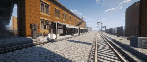 Nancy City Tram Lowprofile with Copycat Stacked Half Layer, Copycat Vertical Half Layer, Copycat Half Layer, Copycat Layer, Copycat Slice, Copycat Slab, Layered Andesite, and Track, visible proportions, and a 33 x 10 x 5 schematic footprint.